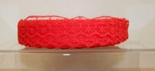 Lace Ribbon Trim Flat 20mm wide Sold per metre Lots of Colours