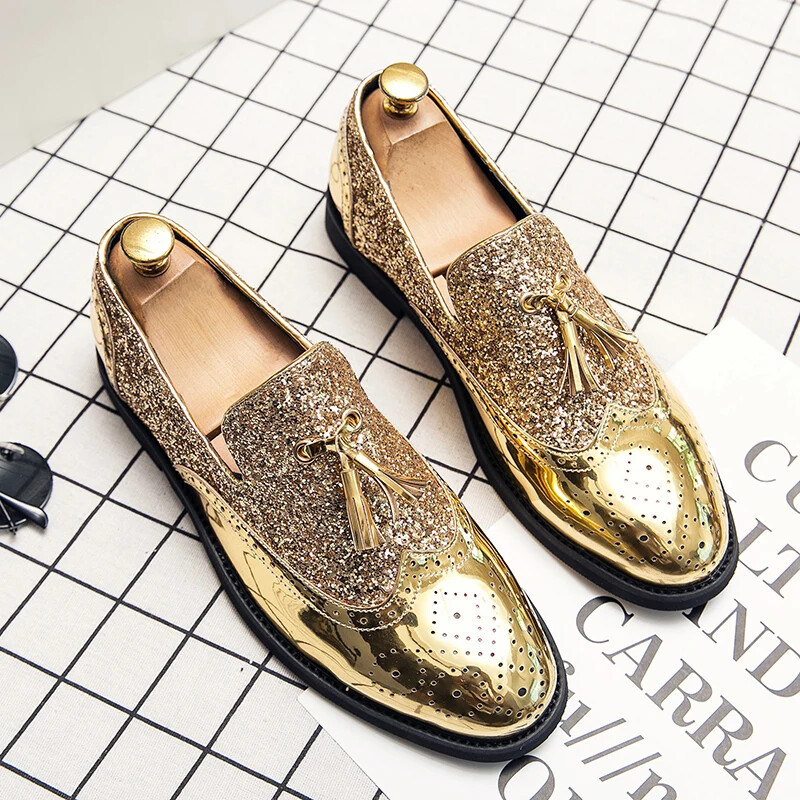 Prom Dress Shoes Men Luxury Tuxedo Shoes Men's Dress Shoes Velvet Formal Loafer Tuxedo Fashion Slip Prom Dress Shoes Men Luxury Tuxedo Shoes Men's Dress Shoes Velvet Formal Loafer Tuxedo Fashion Slip