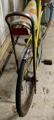 Vintage Western Flyer 24” Yellow Miss Buzz Banana Seat Bike Hi 