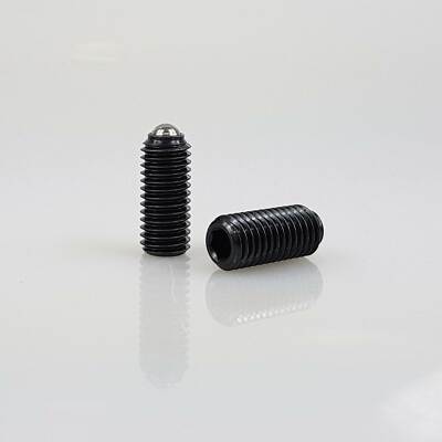 Spring Plungers with ISK & Ball M16 Steel Burnished - Normal Spring Pressure
