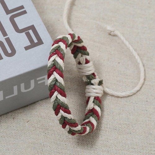 DIY Braided Bracelets Handmade Hemp Rope for Party Wedding Travel (Style 2) - Imagen 7 de 10