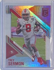 TREY SERMON 2021 PANINI DONRUSS ELITE ASPIRATIONS RED DIE-CUT ROOKIE RC #D 11/24