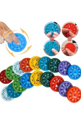 Mathe Fakten Handschmeichler Spinner Handschmeichler Spinner Spielzeug Zahlen Multiplikation Division 