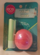 EOS Lip Balm 2 Pack - Whipped Vanilla Frost / Strawberry Cheer - New