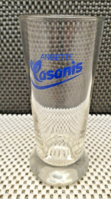 Vintage Advertising Glass Anisette Casanis Aperitif Bistro Collection