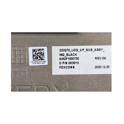 Reposamanos para portátil Dell Alienware Area 51m R1 estuche superior carcasa C 0036Y0 - Imagen 3 de 3