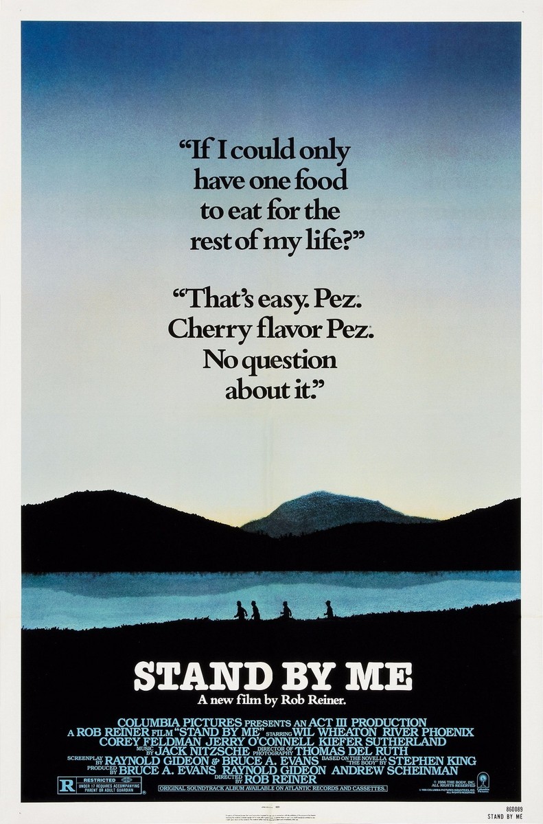 Stand by Me 1986 Retro Vintage Movie Poster A0-A1-A2-A3-A4-A5-A6-MAXI 208