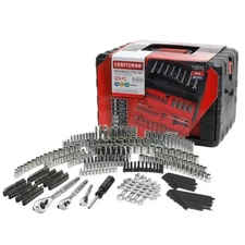 Craftsman 320 Piece Mechanics Tool Set With Case Wrenches SAE Metric 230 450 NEW