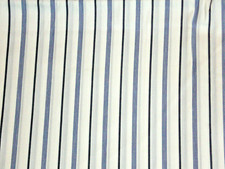 2 m oder mehr Kleider/ Blusenstoff, weiß/ blau, ca. 150 cm breit, merc. Baumw