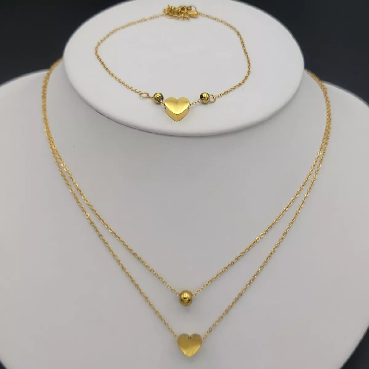 24k gold layered sale necklace