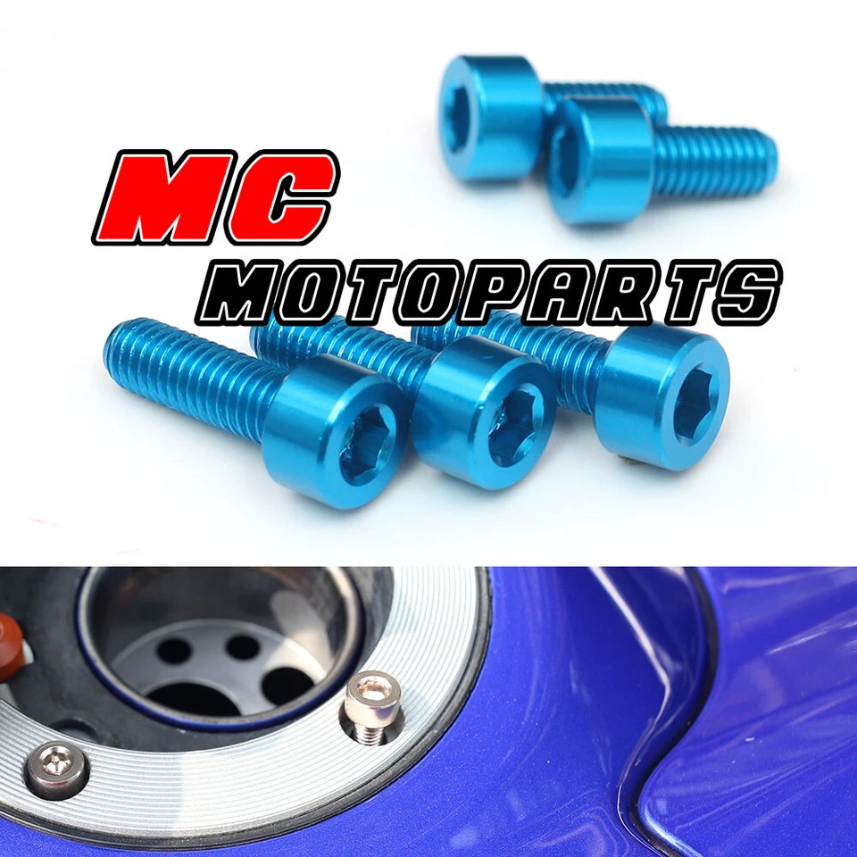 Fuel Gas Cap Bolt For Suzuki GSXR600 GSXR750 GSXR1000 Hayabusa GSXS1000F Foto 4 de 4