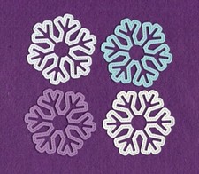 SNOWFLAKE 19 die cuts scrapbook cards