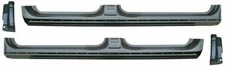Lh & Rh - 2009-2014 Ford Pickup F150 Rocker Panels & Cab Corners (4 Dr Crew Cab)