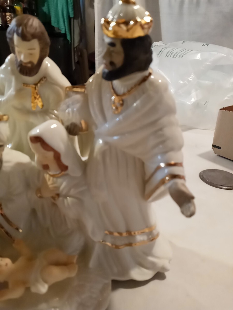 Nativity Set Porcelain In Original Box. Beautiful | eBay