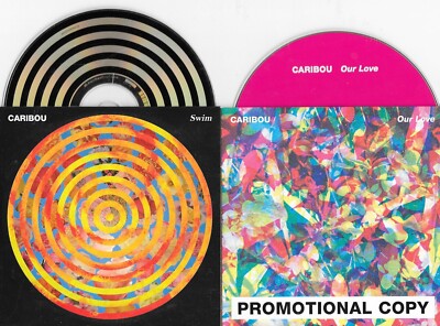 2 x  CARIBOU - our love + swim - promo cd s