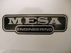 MESA BOOGIE ENGINEERING GUITAR BASS AMP DECAL STICKER CASE RACK BUMPER STICKER