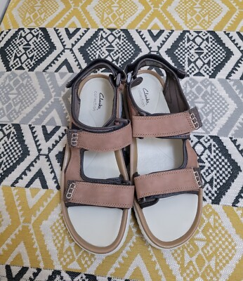 Clarks Wesley Bay Tac System verstellbare Sport Wander Sandalen Größe 10 EU 44,5