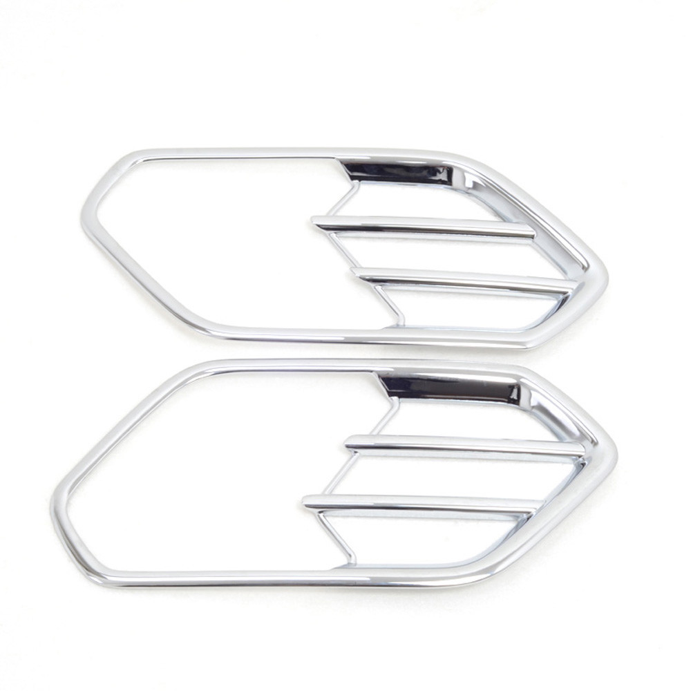 For Ford Kuga Escape 2017-2019 ABS Chrome Front Fog Light Lamp Hood Cover Trim