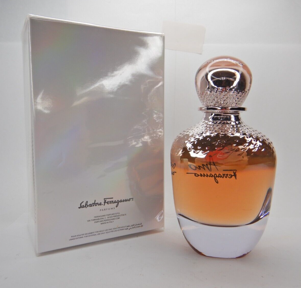 Amo Ferragamo 香水 クリスタルボールキャップ Amo Salvatore Ferragamo Eau de Parfum 3.4oz - 100ml EDP VTG RARE