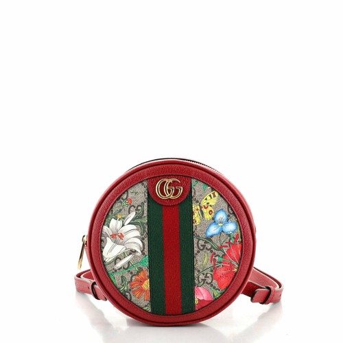 Gucci Ophidia Round Backpack Flora GG 