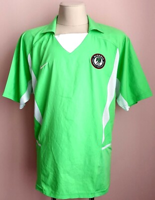 Nigeria 2002 - 2004 Home football Nike shirt size XL | eBay