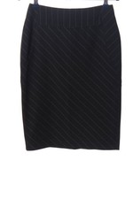 VIVIEN CARON Bleistiftrock Damen Rock Gr. DE 36 schwarz-weiß Business-Look