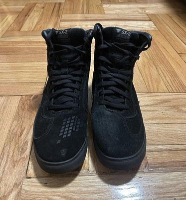 Shima SX-2 EVO Black Suede Men s Motorcycle Boots US 12 EU 46 - USED NO BOX