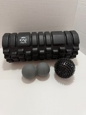 321 STRONG Foam Roller - Medium Density Deep Tissue Massager  2 Small Massagers