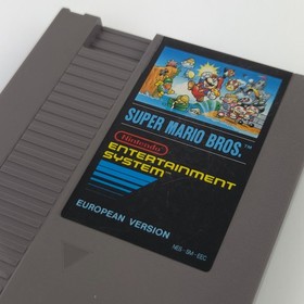 Nintendo NES Spiel: Super Mario Bros.  - Modul und Schutzh&uuml;lle (PAL-B EEC)