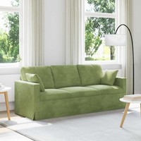 Sofa HellgrüN 198 X 78 X 80 Cm Samt