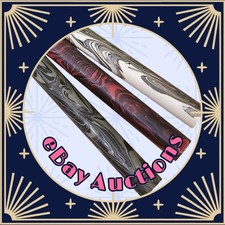 3 x Acrylic 130mm Long Pen Blanks By Erinoid Ltd (PK8)