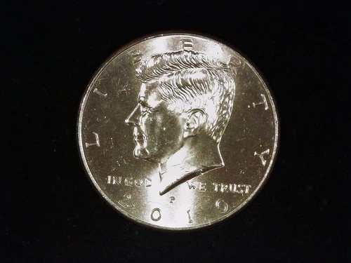 2010-P Kennedy Half Dollar AU++ (1). Free Shipping!