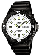 CASIO MRW-200H-7E Unisex Analogue Wrist Watch Black White Resin / Tracking
