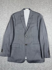Todd Snyder Mayfair Fit Men 38R Wool Blazer Charcoal Gray Two Button Made in USA