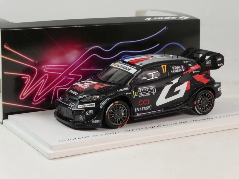 Spark Toyota GR Yaris Rally1 #17 Ogier winner Rally Monte Carlo 2025 1/43 S6888 - Immagine 3 di 3