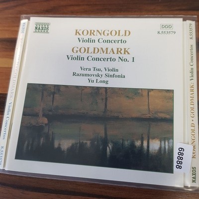 VERA TSU korngond / goldmark - violin concerto EX/EX (CD Album, Klassik, Naxos)