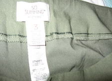 Chicos,SO SLIMMING,Pants,Pull on,Seamed,Pockets,Slim Leg,Pockets,Sage Green,3,XL