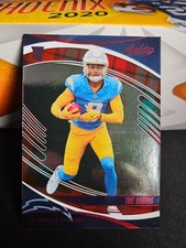 Tre Harris 2025 Panini Absolute Red & Green RC #187 Los Angeles Chargers Holiday