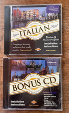 Learn Italian Now CD Language Learning Software 2000 BONUS CD