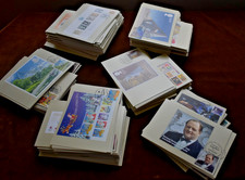 Royal Mail PHQ Stamp Cards:  Sold in Individual Sets, 2012, 2013, 2014 FDI Front