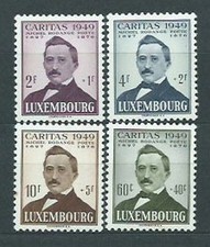 Luxembourg - Mail 1949 Yvert 429/32 ** Mnh Character
