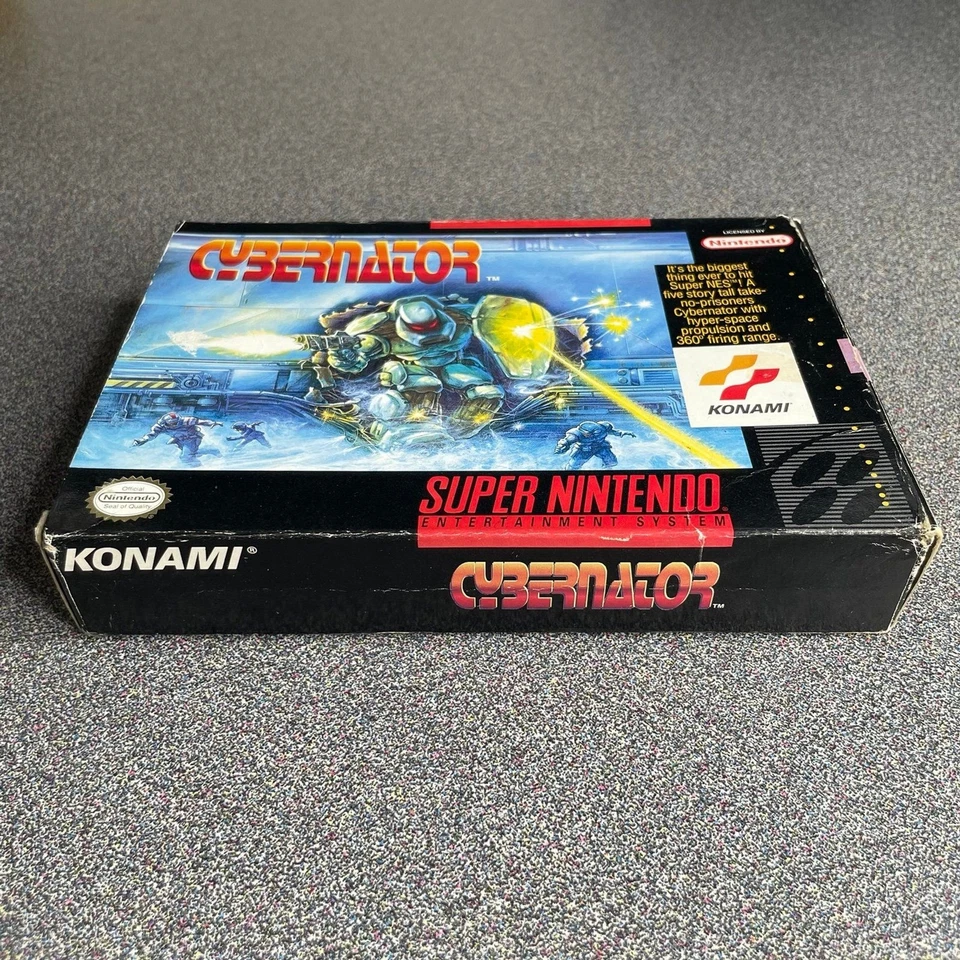 Cybernator Super Nintendo SNES CIB Boxed w/ Manual - Image 2 of 4