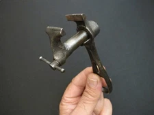 1800’s Very/Rare Small Vtg Workbench Jewelers/Watchmakers Hand Vise Antique Tool
