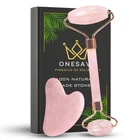 Rose Quartz Gua Sha Stone Massage Board Natural Guasha Facial Body Scraping Tool