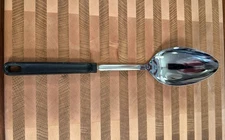 Vintage EKCO USA Cooking Serving Spoon Stainless Steel Chronium 12 1/4"