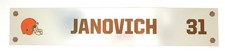 2021-22 Andy Janovich Cleveland Browns Player Issued Locker Nameplate #31