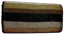 Beaded Purse, 9.5x4.75, Multi-color black , Hong Kong, Kenzar