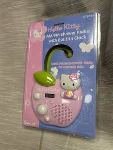 Réveil Vintage Hello Kitty Rose Avec Radio AM/FM Et Projection LED