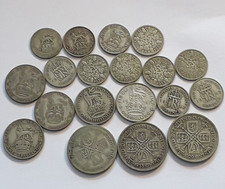 Scrap or Collect. Collection of Pre 1947 0.500 Silver Coins. (91.1g). Lot #846