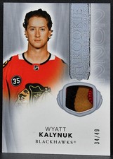 2021-22 UD The Cup Rookie Class of 2022 Patch Wyatt Kalynuk RC Patch 9477
